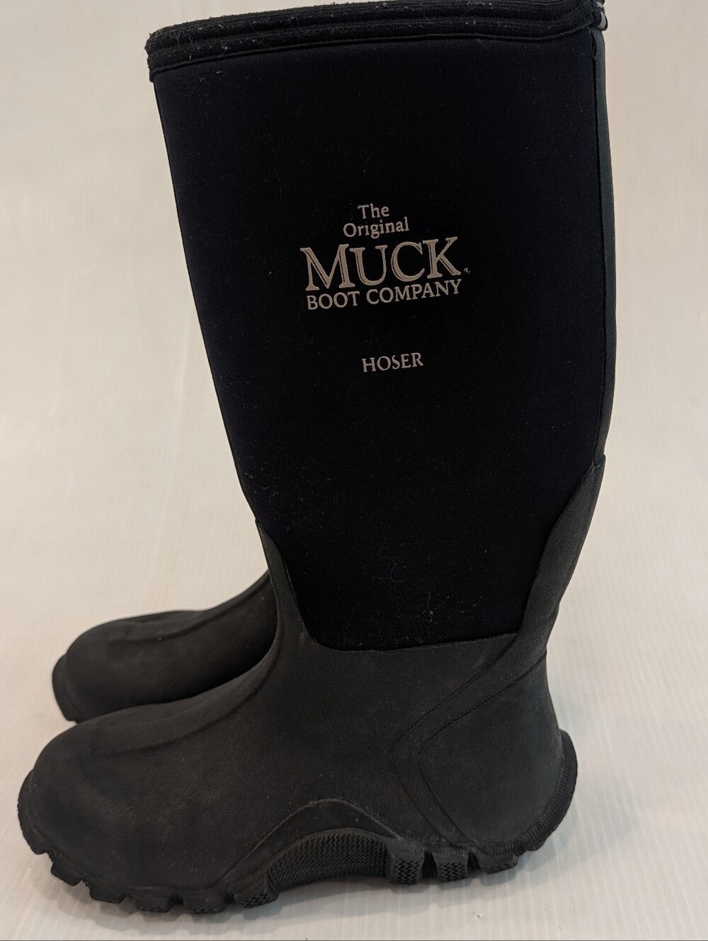 The Original Muck Boot Company Black Neoprene Waterproof Boots Size 6/6.5 Womens - Picture 3 of 7
